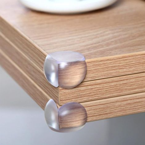 16 Stück kindersichere Eckenschützer, transparente Eckenschützer für Tisch- und Möbelecken mit 3M-Doppelklebeband, maximaler Schutz für Babys
