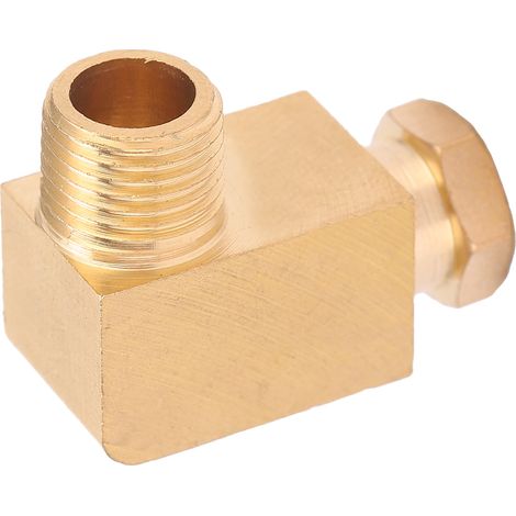 Raccord coudé en laiton pour tuyau, adaptateur de connexion rectangulaire PL618 (1/5)
