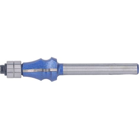 Fraise à bois en carbure de tungstène 1/4" pour moulures d'angle et finition menuiserie (1/5)