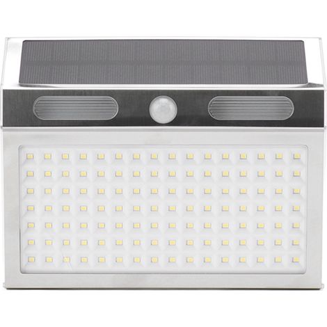 Applique murale solaire à détecteur de mouvement IP65 étanche, 112 LED, pour portail de jardin (1/5)