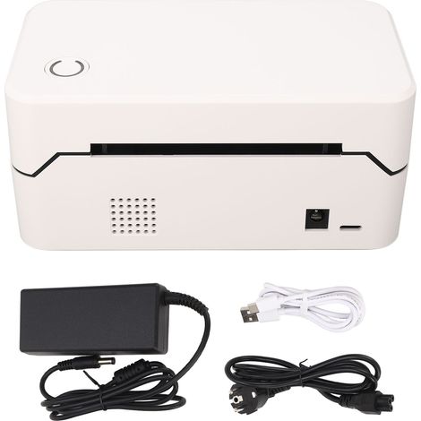 Imprimante étiquettes thermiques 203 Dpi 180mm/s pour entrepôt, petite entreprise, impression claire Bluetooth, prise UE 100‑240V