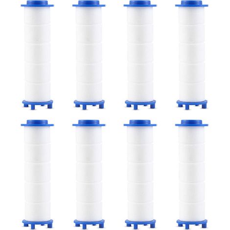 (115mm)Shower Head Filter,8 Pcs PP Cotton Shower Filter Anti-limescale Removable for Shower Head