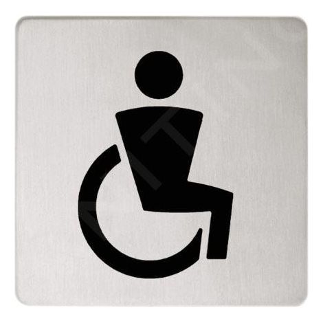 Plaque de porte KE symbole handicapés ES/sw-gr (1/2)