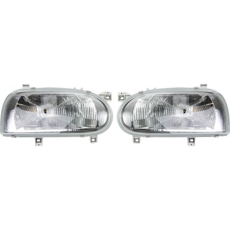 Satz Haupt-Scheinwerfer Links + Rechts für VW Golf III (1/5)
