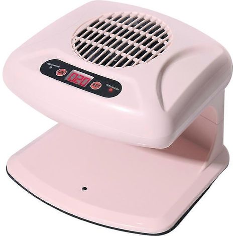 Sèche-mains domestique à capteur, avec fonctions chaud et froid, rose. (1/5)