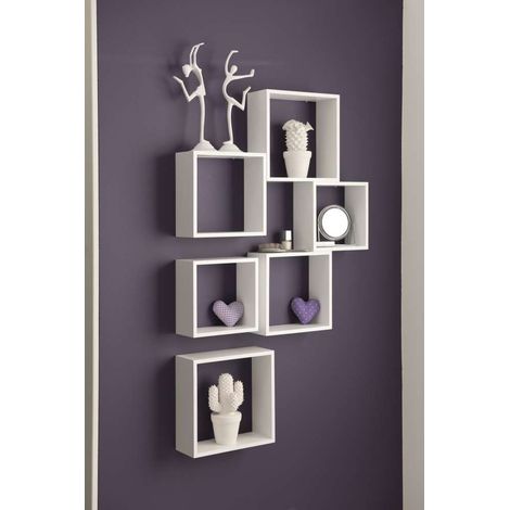 SET 3 CUBI PVC BIANCO 30X27X24CM (1/3)
