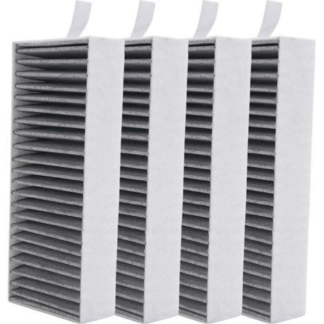 Filtro a carbone attivo compatibile con i modelli di cappe da cucina HZ9VRCR0 HEZ9VRUD0 17004796 17004806 Z821VR0 (1/4)