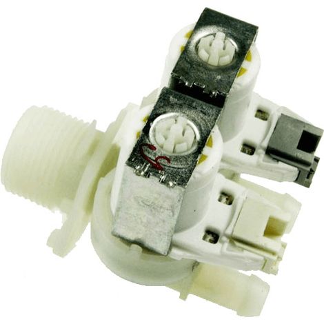 ELECTROVANNE 2 VOIES 180° POUR LAVE LINGE SABA - 2906850200 (1/3)