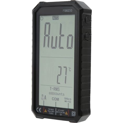 Multimètre numérique FS8233 ultra-mince, écran complet, voltmètre automatique intelligent de haute précision (1/5)