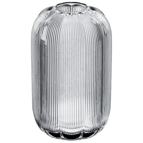 Vase Transparent, résistant au Lave-Vaisselle, soufflé à la Bouche, Fait Main, décoratif pour Fleurs, Design Floral, Haut, déco, Verre (1/5)