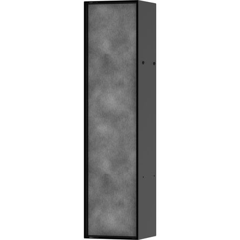 hansgrohe XtraStoris Rock Porte-brosse WC, avec tablette, porte