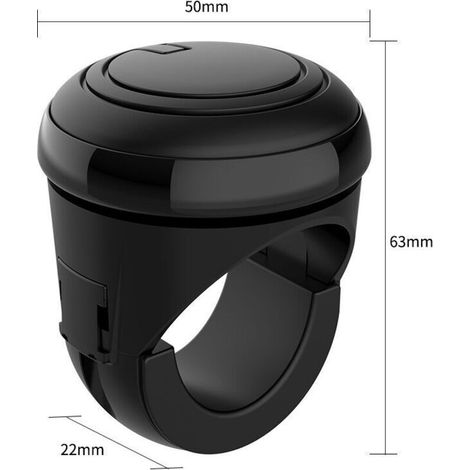 Universal Car Steering Wheel Knob, Compatible with All Steering Wheels, Auxiliary Knob Makes Car, Truck, Tractor, Lawnmower, Boat, Silicon Maneuvering Easier (1/5)