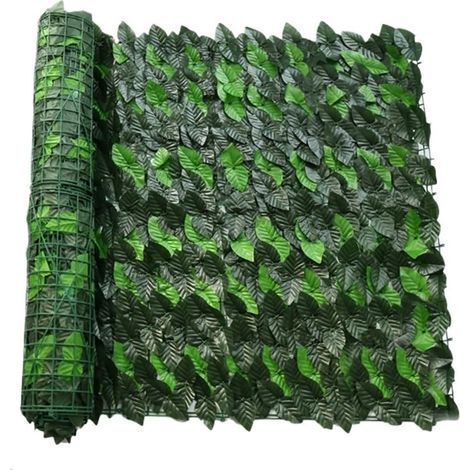 0,5 x1m Haies Artificielles Clôture de confidentialité artificielle Panneaux clôture en fausses feuilles lierre for intérieur et extérieur for terrasse jardin, balcon (1/4)