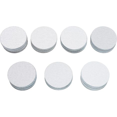 140pcs 75mm Disques de Ponçage Tampons Disque à Dos en Velours Papier de Verre Sec et Humide 80 120 180 240 320 400 600 Grains Papier de Verre pour Meuleuses à Air Perceuses Électriques (1/5)