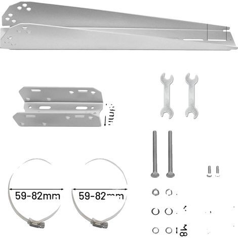 Support de panneau solaire, conception réglable, construction durable, Grande taille (1/2)