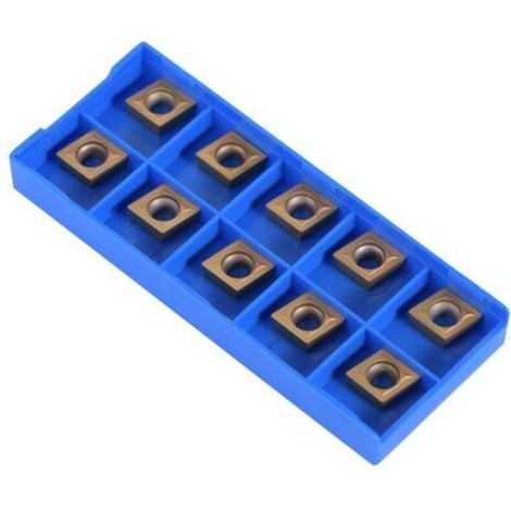 10 Pcs Plaquettes Carbure Tournage CCMT09t304 CCMT32.5 Carbure Tour Inserts CNC Carbure Inserts Lame Cutter Tour À Métal