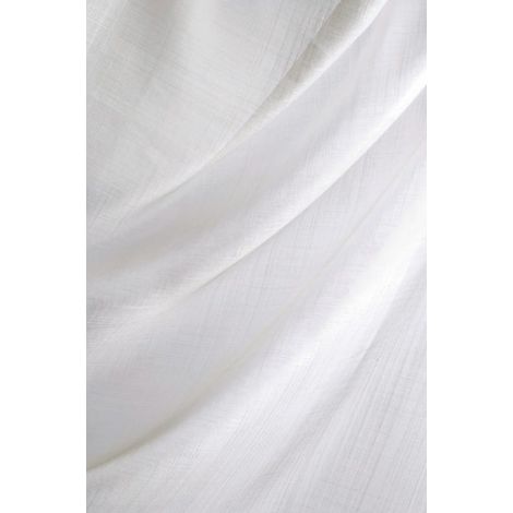 Paire de vitrages unis 60x140cm – 100% polyester – Finition passe tringle – Pour espaces lumineux – Linder