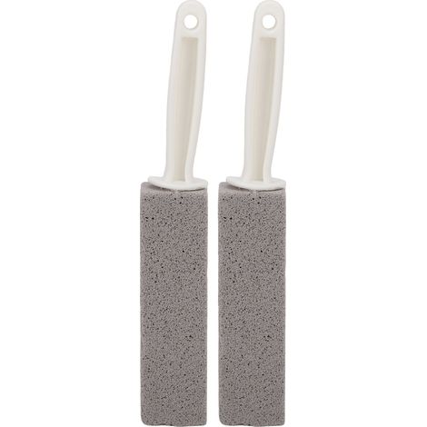 2 Brosse Ponceuse Nettoyante pour Salle de Bain, Cuisine et WC - Élimine les Taches, 2 Pièces (1/5)