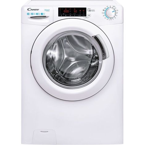 Candy CS128TXME-S Smart Inverter Lavatrice Frontale 8 Kg 1200 rpm Classe A NFC 16 Programmi (85x60x52 cm) colore Bianco (1/5)