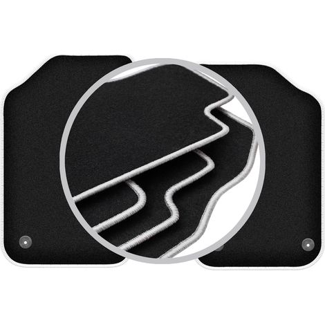 Tapis de sol Carlux argentés pour : MG F / TF coupé, cabriolet (2007-2011) (1/5)