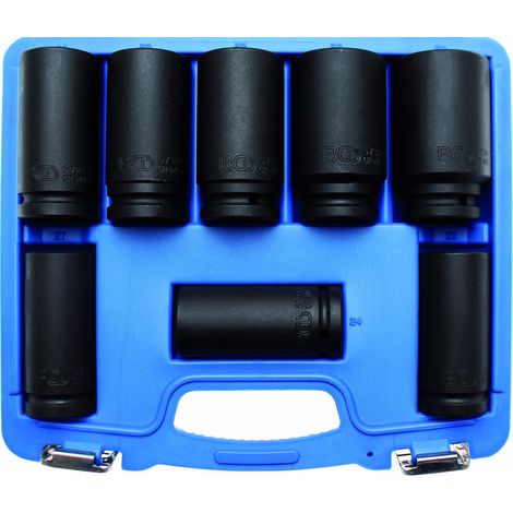 Douilles impact a choc longues 6 pans carre 3/4 coffret bgs technic (1/2)