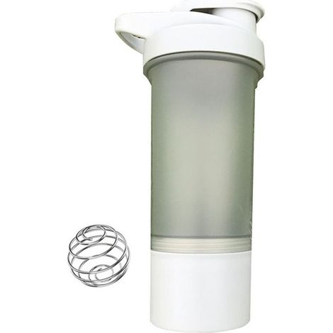 Bouteille shaker pour protéines de 500 ml, bouteille de mélange bleue, bouteilles d'eau de sport pour l'entraînement, bouteilles d'eau de fitness (1/4)