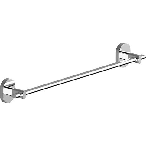Portasalviette a muro da 45 cm regolabile serie link - fissaggio incollo o viti