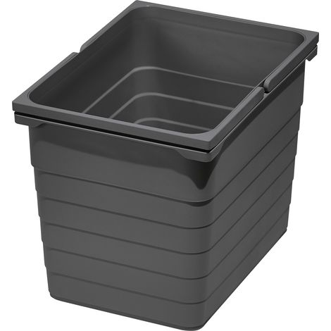Ninka eins2vier Abfallsammler 17 L 310 x 306 x 230 mm dunkelgrau 5060 (1/4)