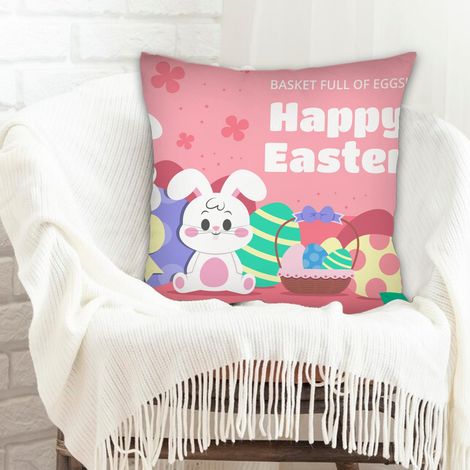Housse de coussin 45x45 cm en polyester élégant pour la Saint-Valentin, la Fête des Mères, anniversaire (1/5)