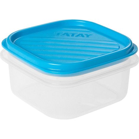 Boîte Alimentaire Plastique 0,3 L Flex, 10 x 10 x 5,5 cm (1/5)