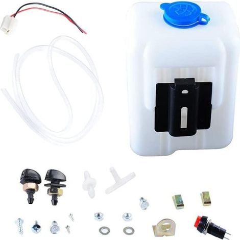 Universal 12V Windshield Washer Pump Reservoir Kit 99300 by Poweka (1/4)