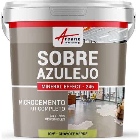 Microcemento sobre azulejos