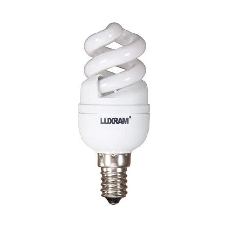 Bombilla e14 (fino) espiral super mini supreme 11w 2700k 584lm -a