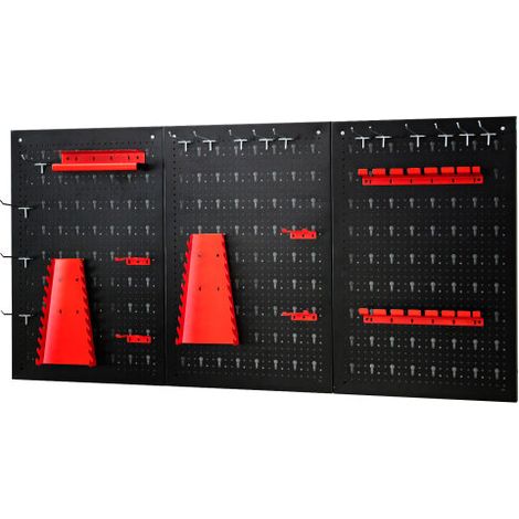 Pegboard Wall Organizer Multifunctional Garage Storage Wrench Set Rack (1/3)