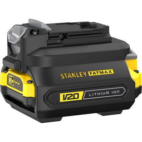 Adaptateur de Batterie - STANLEY FATMAX V20 - SFMCB100-XJ - Sur Outils 18V Gamme 2019 (1/5)