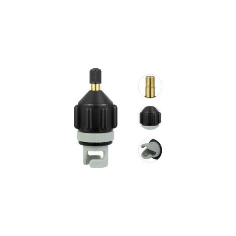SUP Pump Adapter, Copper and Rubber Nozzle, 7.8x3.5x2cm, Fast Inflation for Kayaks and Inflatable Boats, Outdoor Use (1/5)