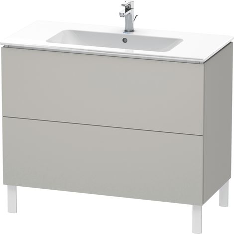 Duravit L-Cube mueble bajo lavabo, vertical, 2 extraíbles,