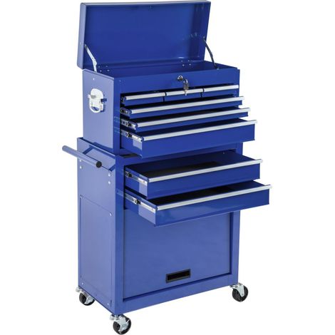 Carrello officina 8 cassetti blu 3408116