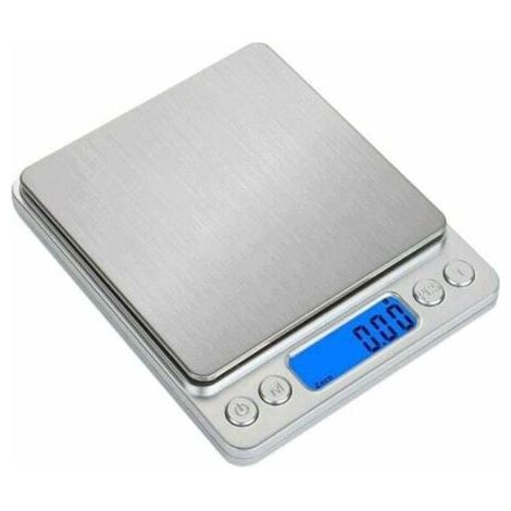 FENOPLASTICAUlisemBalance de Cuisine Électrique Précise 0.1g/3kg, pour Mesurer les Aliments, les Poids Postaux, avec Unités en Grammes et en Onces.- (1/4)