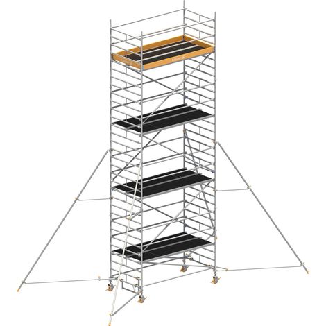 Layher Rollgerüst Uni Breit P2 mit Gerüststützenlänge 5,0m, 9,20m AH (1/4)