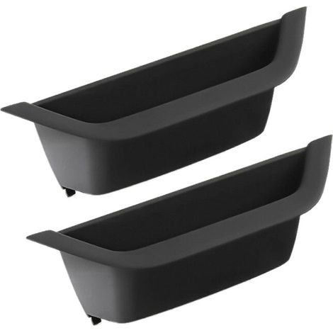 Lot de 2 poignées de porte intérieures compatibles avec BMW F25 F26 X3 X4 (2011-2017), avant gauche, noires. (1/5)