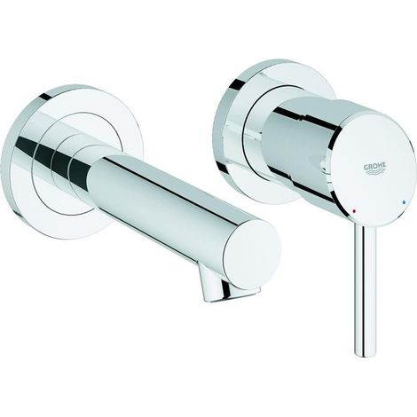 Grohe Concetto - Waschtischarmatur, 2-Loch Montage, verchromt 19575001 (1/5)