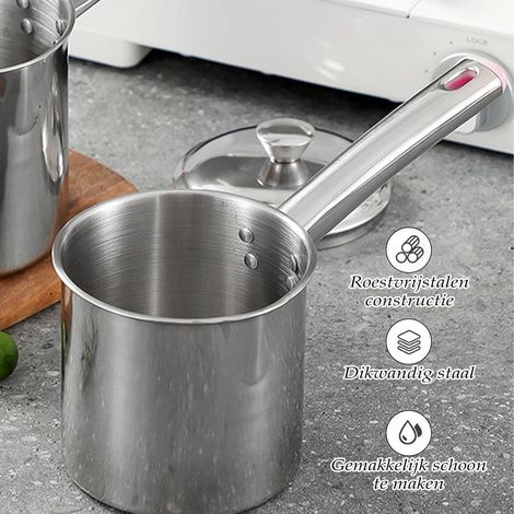 Mini friteuse-Acier inoxydable -Aide-cuisinier à domicile - 1.2Ascenseur (1/5)