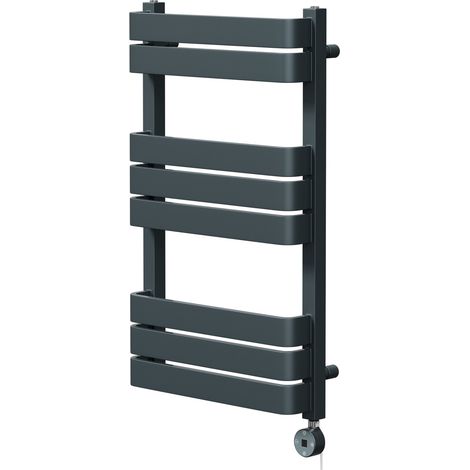 Wholesale Domestic Darby Anthracite 850mm x 500mm Curved Digital Thermostatic Electric Heated Towel Rail (1/5)