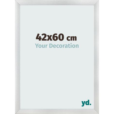 yd. - Cadre photo 42x60 - Argent Mat - MDF - Pisa (1/5)