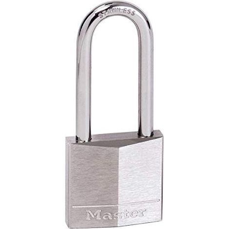 Master Lock 640EURDLH Lucchetto Marino a Chiave e Lunghezza Archetto, Grigio, 9,5 x 4 x 1,3 cm
