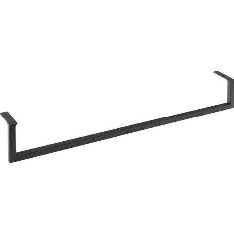 Sapho - Vordertuchhalter für Waschtisch, 665 mm, schwarz matt HG665 (1/4)