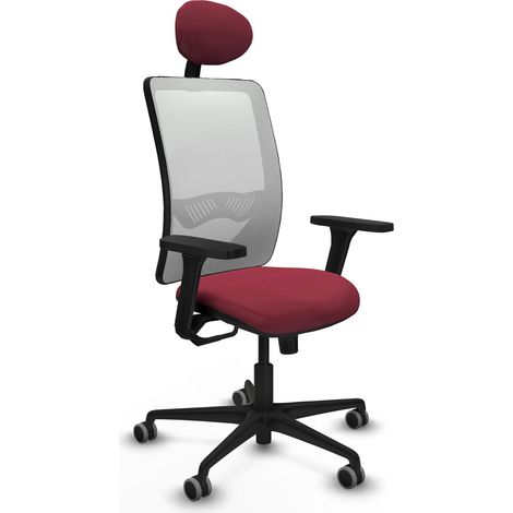 Silla de oficina piqueras y crespo Zulema negro brazos ajustables (1/2)