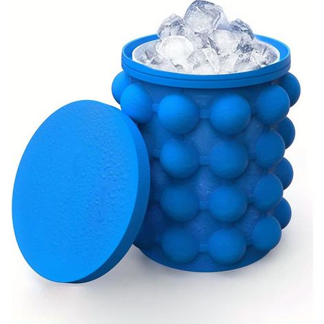 Grand seau à glace et plateau de service 2 en 1 - Plastique durable, facile à nettoyer et sans danger pour les aliments (1/5)