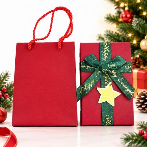 1 Pièce, Boîte Cadeau Noël Rouge 15,2 x 8,9 x 5,1 cm, 15.2 x 8.9 x 5.1 cm, pour Fêtes (1/5)